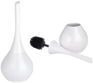 WENKO WC štětka Flakon, keramika, bílá, průměr 17 × 42,5 cm - Toilet Brush
