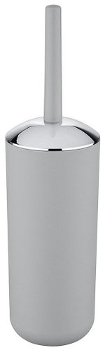 WENKO WC štětka Brasil, plast, šedá, průměr 10 × 37 cm - Toilet Brush - Main image