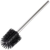 WENKO WC štětka, silikonová hlavice, náhradní, stříbrná, 8 × 35 cm - Toilet Brush