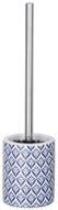 WENKO WC štětka Lorca, keramika, modrá, průměr 10 × 39 cm - Toilet Brush