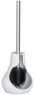 WENKO WC štětka Drop Neo, silikonová hlavice, keramika, bílá, 14 × 13,5 × 40 cm - Toilet Brush