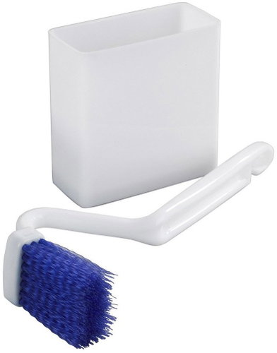MAXIMEX WC štětka, plast, bílá, 9,2 × 4,5 × 23 cm - Toilet Brush - Main image