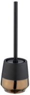 WENKO WC štětka Brandol, keramika, černá, průměr 12 × 13 cm - Toilet Brush