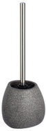WENKO WC štětka Pion, keramika, šedá, průměr 13,5 × 38 cm - Toilet Brush