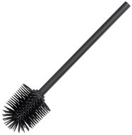 WENKO WC štětka, silikonová hlavice, černá, 8 × 8 × 35 cm - Toilet Brush