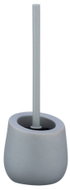 WENKO WC štětka Badi, keramika, šedá, průměr 13,5 × 38 cm - Toilet Brush