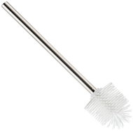 WENKO WC štětka, silikonová hlavice, náhradní, stříbrná, průměr 7,5 × 35 cm - Toilet Brush