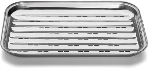 Weis Karl Stainless Steel Grilling Bowl, 34.5 × 24cm - Grill Tray - Main image