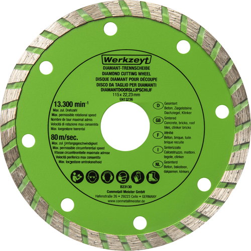 WERKZEYT Set of diamond cutting wheels, 3 pieces - Diamond Disc - Main image
