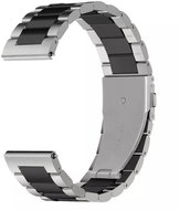 Drakero Kovový pro 20mm Quick Release stříbrno-černý - Watch Strap