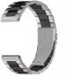 Drakero Kovový pro 20mm Quick Release stříbrno-černý - Watch Strap