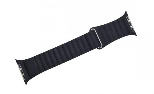 Drakero Kožený Elegance pro Apple Watch 42mm / 44mm / 45mm / Ultra 49mm černý - Watch Strap - Main image
