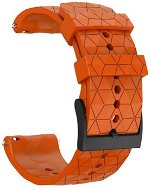 Watch Strap Drakero Silikonový pro 24mm Quick Release oranžový - Řemínek