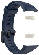 Drakero Silicone strap PLAIN blue for Huawei Band 6 - Watch Strap