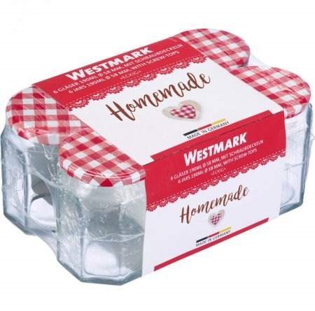 Westmark Square 191ml, 6 pcs - Canning Jar - Main image