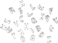 WESTMARK Vykrajovátka písmena A-Z, sada 26 ks, z nerezové oceli - Cookie Cutter