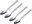 Espresso spoon, 4 pcs