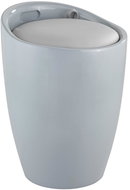 Wenko Taburette Candy Grey, laundry basket, 2 in 1 - Laundry Basket