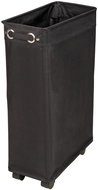 Wenko Narrow laundry basket, 43 l, black - Laundry Basket