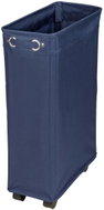Wenko Narrow laundry basket, 43 l, blue - Laundry Basket