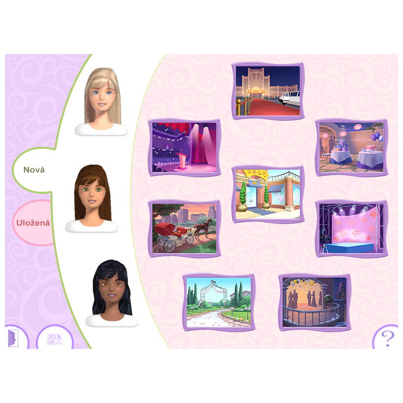 Barbie deals parlour game