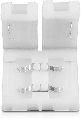 Whitenergy 2 x 10mm, 5 pcs, white - Coupler - Main image