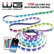 Winner Group WG16, 10 m, s ovladačem i aplikaci, IP 65, se síťovým adaptérem - LED Light Strip