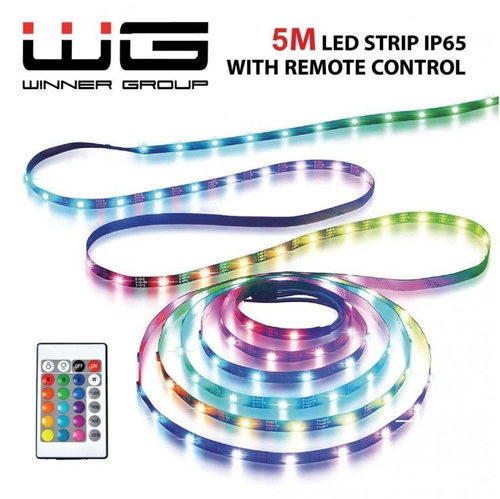 Winner Group WG14, 5 m, s ovladačem, IP 65, USB-A - LED Light Strip - Main image