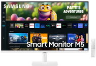 27" Samsung Smart Monitor M50C Bílá - LCD Monitor