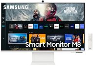 27" Samsung Smart Monitor M80C, fehér - LCD monitor