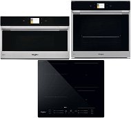 WHIRLPOOL W9 MD260 IXL W Collection + WHIRLPOOL W COLLECTION W9 OM2 4MS2 H + WF S3660 CPNE i100 - Oven, Cooktop and Microwave Set