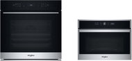 WHIRLPOOL WOI7A8HT0SXA + WHIRLPOOL WMW44HMX - Built-in Oven & Microwave Set