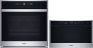 WHIRLPOOL WOI4S8PPM1SX + WHIRLPOOL WMN464BX - Sütő és mikrohullámú sütő szett