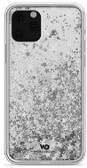 White Diamonds Sparkle Case for iPhone 11 Pro - Silver Stars - Phone Cover