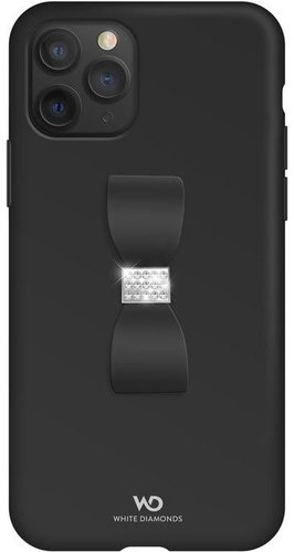 White Diamonds Bow Case for iPhone 11 Pro - Black - Phone Cover - Main image