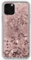 White Diamonds Sparkle Case iPhone 11-hez - rózsaszín arany szív - Telefon tok