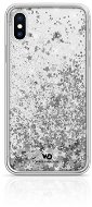 White Diamonds Sparkle pre Apple iPhone XS/X – strieborné hviezdy - Puzdro na mobil