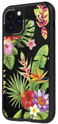 White Diamonds Jungle Case for iPhone 11 Pro - Flowers - Phone Cover - Main image