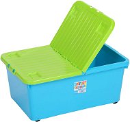 Wham Box tároló doboz, 45 literes, kék, tetővel - Tároló doboz