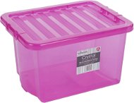 Wham Box tetővel 24 literes rózsaszín 12322 - Tároló doboz