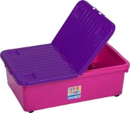 Wham Box with glass lid 32l pink 15350 - Storage Box