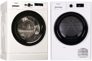 WHIRLPOOL FWF71483 EE + WHIRLPOOL FT M11 72B EU - Washer Dryer Set