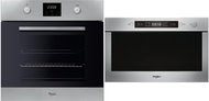 WHIRLPOOL ACTUAL AKP 462 IX + WHIRLPOOL AMW 439 IX - Built-in Oven & Microwave Set