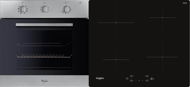 WHIRLPOOL ACTUAL AKP 459 IX + WHIRLPOOL WS Q2160 NE - Oven & Cooktop Set