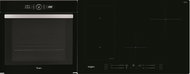 WHIRLPOOL ABSOLUTE AKZM 8480 NB + WHIRLPOOL WL S3777 NE - Oven & Cooktop Set