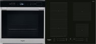 WHIRLPOOL W COLLECTION W7 OS4 4S1 H + WHIRLPOOL WF S4160 BF - Oven & Cooktop Set