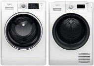 WHIRLPOOL FFD 9458 BCV EE + WHIRLPOOL FFT M11 9X2BY EE - Washer Dryer Set