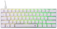 White Shark SHINOBI 2, hnědý SW, bílá - US - Herní klávesnice