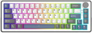 White Shark Excalibur M, KTT Wine Red, white - US - Gaming Keyboard