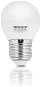 Whitenergy LED izzó G45 E27 SMD2835 5W meleg fehér - LED izzó